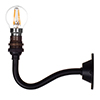 Carrick Wall Light in Matt Black