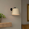 Carrick Wall Light in Matt Black