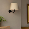 Carrick Wall Light in Matt Black