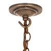 Brass Cherub Pendant Light in Antiqued Brass