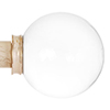 25mm Glass Finial in Old Ivory