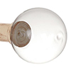 38mm Glass Finial in Old Ivory
