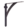 Brooklands Shelf Bracket in Matt Black