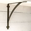 Large Brooklands Shelf Bracket in Bronze Metallic