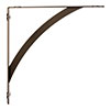 Large Brooklands Shelf Bracket in Bronze Metallic
