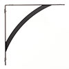 Large Brooklands Shelf Bracket in Matt Black
