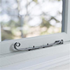 30cm Monkey Tail Window Stay in Polished