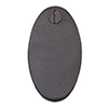 Priory Escutcheon Plate with Flap in Beeswax
