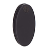 Priory Escutcheon Plate with Flap in Matt Black