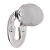 Priory Escutcheon Plate with Flap in Nickel