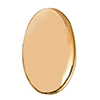 Priory Escutcheon Plate with Flap in Pol Brass