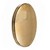 Priory Escutcheon Plate with Flap in Pol Brass