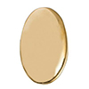 Priory Escutcheon Plate with Flap in Pol Brass