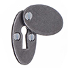 Priory Escutcheon Plate with Flap in Polished