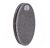 Priory Escutcheon Plate with Flap in Polished