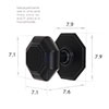 Shaftsbury Centre Door Pull in Matt Black
