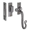 Left Shepherd's Crook Window Latch in Polished