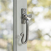 Right Shepherd's Crook Window Latch in Polished