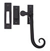 Monkey Tail Window Latch (Left Side) in Matt Black