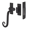 Monkey Tail Window Latch (Right) in Matt Black