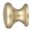 Large Napier Cupboard Knob in Burnished Brass