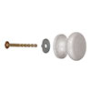 Large Napier Cupboard Knob in Stone