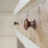 Large Napier Cupboard Knob in Heritage Copper