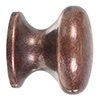 Large Napier Cupboard Knob in Heritage Copper