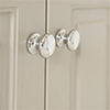 Large Napier Cupboard Knob in Nickel