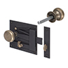 Right Side Mistley Door Latch in Beeswax