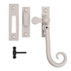Monkey Tail Lockable Latch (Left) in Clay