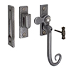 Monkey Tail Lockable Latch (Left) in Polished