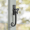 Monkey Tail Lockable Latch (Right) in Matt Black