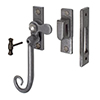 Monkey Tail Lockable Latch (Right) in Polished