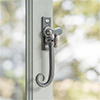 Monkey Tail Lockable Latch (Right) in Polished