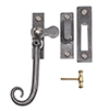 Monkey Tail Lockable Latch (Right) in Polished