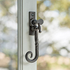 Barber Lockable Window Latch (Right Side), Beeswax