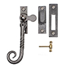 Barber Lockable Window Latch, Right Side, Polished