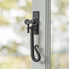 Shepherd's Crook Lockable Window Latch (Left Side) Matt Black