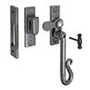 Shepherd's Crook Lockable Window Latch (Left Side) in Polished