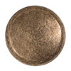 Small Napier Cupboard Knob in Antiqued Brass