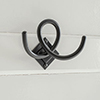 Linden Coat Hook in Matt Black