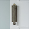 Stowe Door Pull in Antiqued Brass