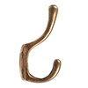 Farnborough Coat Hook in Antiqued Brass