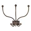 Hampstead Coat Hook in Antiqued Brass