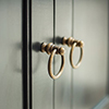 Ainsworth Pull Handle in Antiqued Brass
