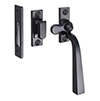 Manson Window Latch (Left Side) in Matt Black