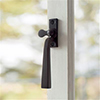 Manson Window Latch (Left Side) in Matt Black