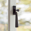 Manson Window Latch (Right Side) in Matt Black