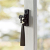 Manson Lockable Latch (Left) in Matt Black